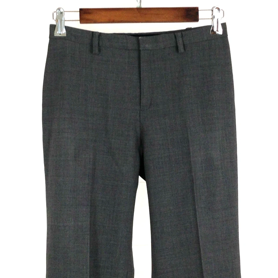 GAP wool blend womens dress pants sz 1 stretch gray classic fit straight trouser - Image 1 of 4