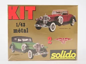 Solido Kit 1/43 5403 Metal 2 Duesenberg Spyder 1931 - Picture 1 of 7