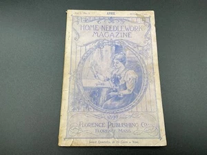 Vintage April 1899 Home Needlework Magazine Vol. 1 No. 2 Pages 99 thru 176 - Picture 1 of 10