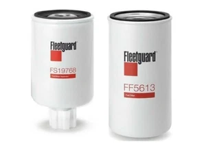 (TWO PACK OF 2 PIECES) FS19768-FF5613 Kit Fleetguard Fuel Filter-Water Separator - Picture 1 of 1