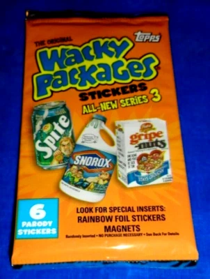 2006 Topps Wacky Package All New Series 3 Stickers Pack  - Image 1 of 2