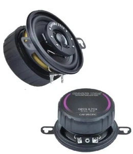 Pair Of Ground Zero 3.5" Of 2 Way Coaxial Car Door Speakers 90W Max - GZCS 8.7CX - Picture 1 of 4