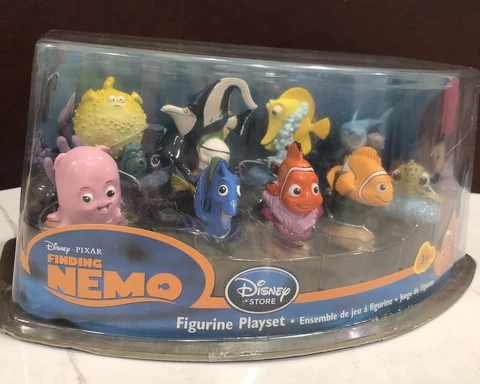 Finding Nemo Figure Playset 9 Pieces Disney Store Cover