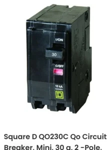 Lot of 3 - Square D QO230C AC Thermal Magnetic Trip Circuit Breaker 120/240V New - Picture 1 of 3