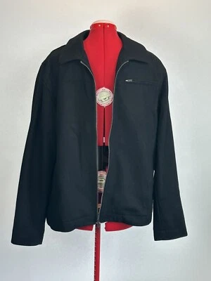 Chaqueta de Lana Para Hombre GRANDE Ligera Negra Cortavientos de Old Navy Foto 1 de 4