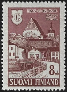 Finland #Mi332 MH 1946 Anniversary Porvoo Dome [255] - Picture 1 of 1
