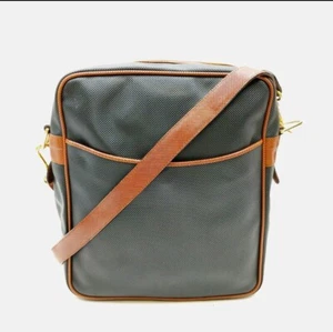 Bottega Veneta Gray PVC Crossbody Bag Unisex - Picture 1 of 11