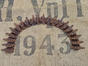 WW2 ORIGINAL German LUFTWAFFE FW-190 Gurt 17/81 BELT RELIC of JG 54 from KURLAND - Picture 1 of 7