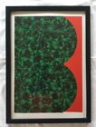 Kumi Sugai "Green Festival" 1970 Signed lithograph A3 frame Good Condition