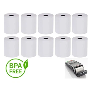 50 ROLLOS 2 1/4 X 85 ROLLOS DE PAPEL TÉRMICO TARJETA DE CRÉDITO POS RECIBO PAPEL LIBRE DE BPA  - Imagen 1 de 6