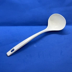 Vintage Melaminware Schüssel Spätlöffel Suppe Servieren weiß Taiwan Flecken - Bild 1 von 6