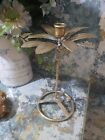 Parlane Palm Leaves Candlestick Holder Gold eye catching 