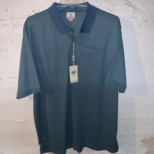 CHRYSLER Dealership Short Sleeve Blue Polo Shirt Mens Size Large NWT Golf - Picture 1 of 8