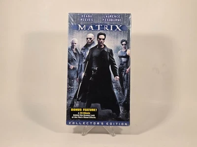 The Matrix (VHS, 1999) Factory Sealed Collector’s Edition Keanu Reeves NEW - Image 1 of 4