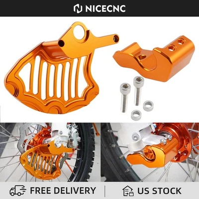 Protector de disco de freno delantero tapa de patas de horquilla para KTM 250 350 450 SX XC SXF XCF 2003-2014 Foto 1 de 4