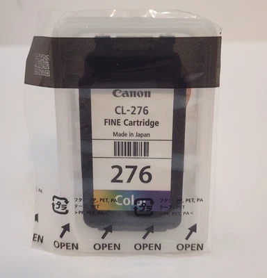 Genuine Canon CL-276 Color Ink Cartridge Sealed - Image 1 of 4