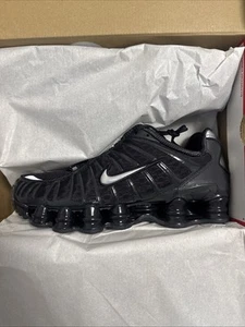 Taglia UK 9 - Nike Shox TL nero bianco metallizzato argento grigio W - AFFARE PREZZO CONSIGLIATO £ 165! - Foto 1 di 24