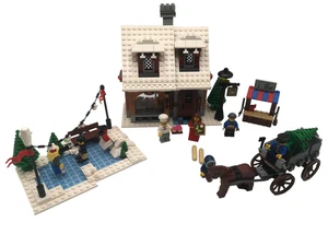LEGO 10216 WEIHNACHTSBÄCKEREI 2010 vollständig Leuchtstein Weihnachten Minifigur - Bild 1 von 17