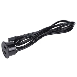 2 USB Charging Socket With 1.5m Cable Embedded Installation 5V 1A Multipurp GDB - Afbeelding 1 van 12