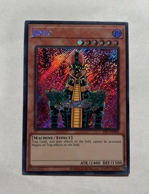 Yugioh Jinzo Pharaoh's Servant PSV-EN000 Unlimited Secret Rare NM - Image 1 of 2