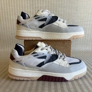 Zara Mesh Sneakers Scarpe Uomo Taglia 12 Multicolore Crema Ortholite Scarpe da Ginnastica NUOVE - Foto 1 di 20