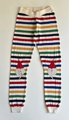 Hanna Andersson Gnome Sweet Gnome 彩虹毛衣打底裤 女孩 150 美国 12 — 第 1/4 张图片