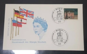 1965 queen elizabeth ll QEll  germany cover with special postmark or chop BONN 1 - Picture 1 of 2