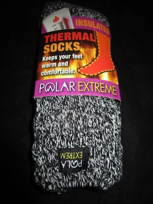 1 Pair Women Polar Extreme Thermal Socks 5-9 Black - Image 1 of 4