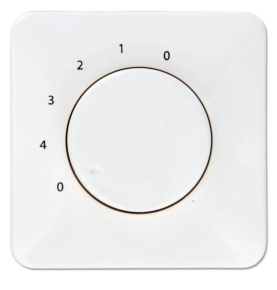 Pepeo wall switch for ceiling fans without lighting, 4 rotation speeds - Image 1 of 1