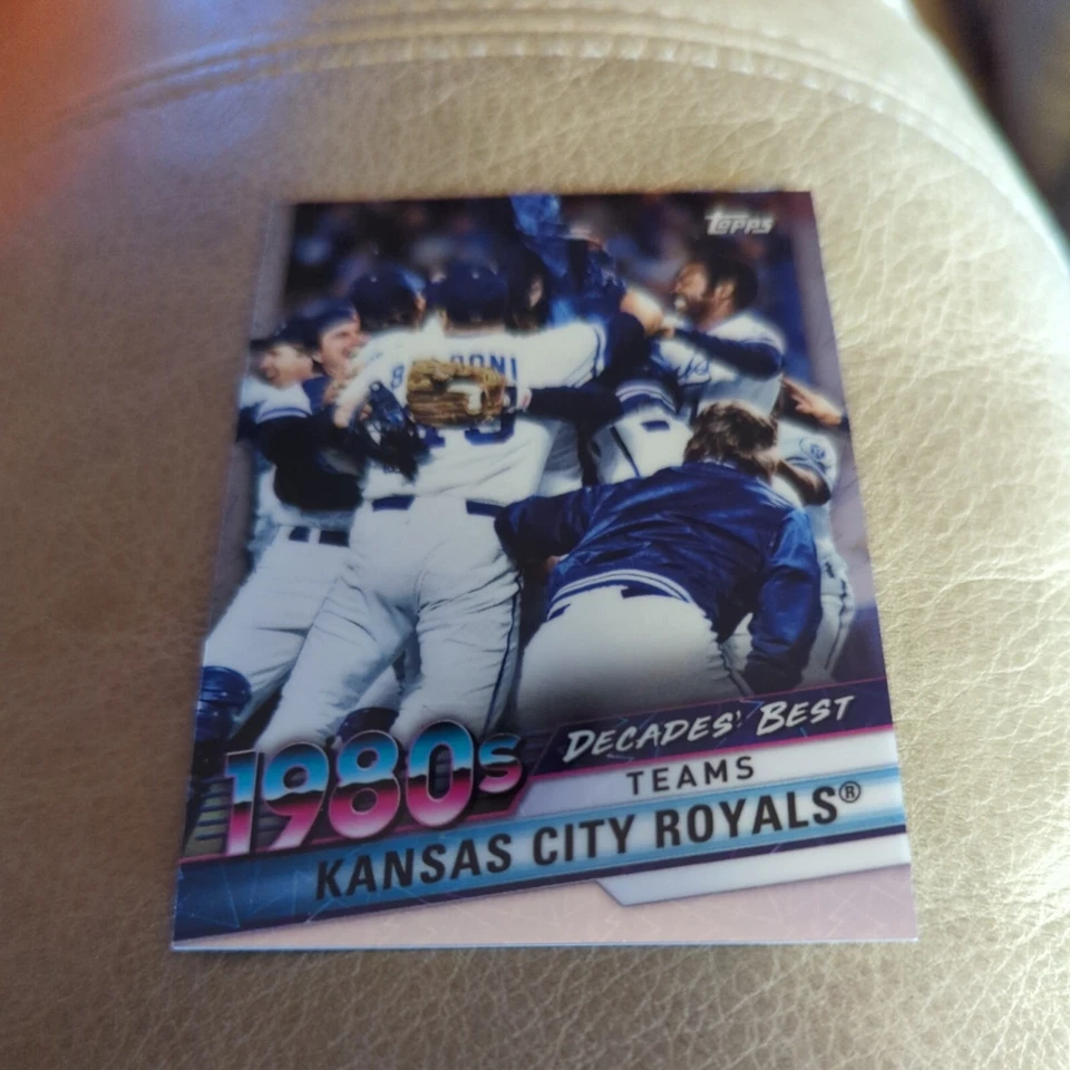 2020 Topps Decades Best Chrome Series 2 Teams Kansas City Royals Team #DBC-56 - Image 1 of 2
