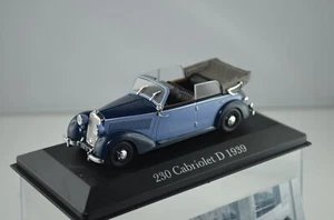 MERCEDES 230 CABRIOLET D 1939 IXO POUR ALTAYA. - Imagen 1 de 7