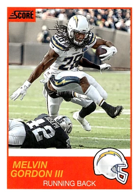 2019 Score - #23 Melvin Gordon Chargers - Image 1 of 2
