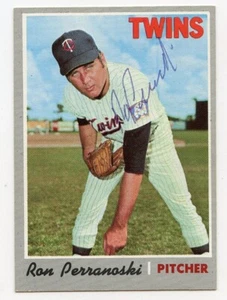 RON PERRANOSKI Signed 1970 Topps #226 NM Twins Guaranteed Authentic KOA - Bild 1 von 1