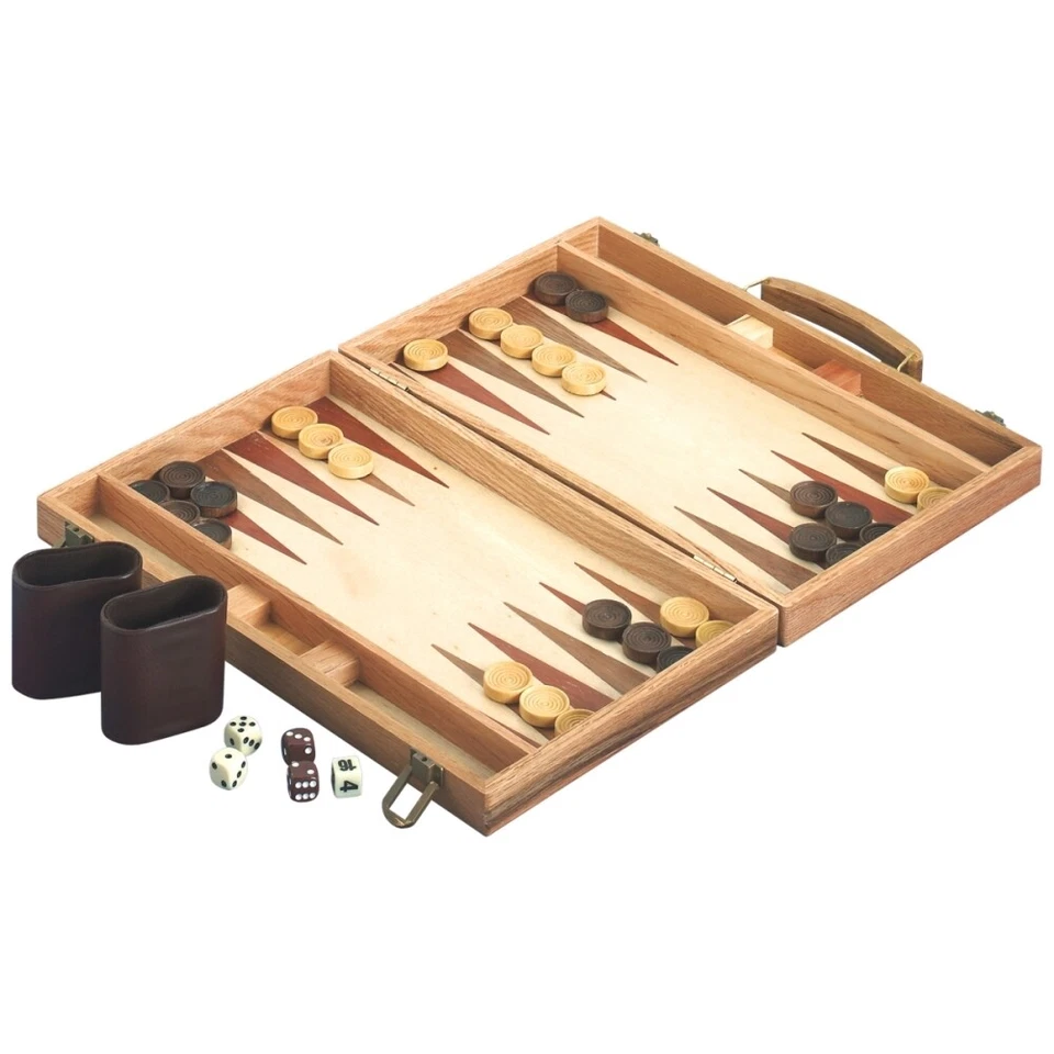Natural Games Backgammon 38x26,5x5 cm, FSC - Bild 1 von 1