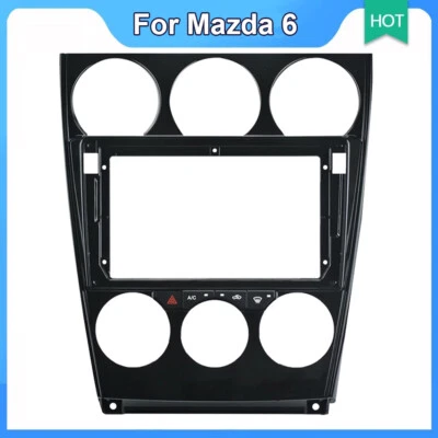 Car Stereo Radio Frame Fascia Trim For Mazda 6 2004-2016 9 Inch DVD Player Panel - Image 1 of 4