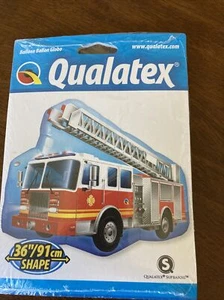 36" Firetruck Mylar Foil Balloon Party Decorating Supplies~FREE SHIPPING! - Picture 1 of 3