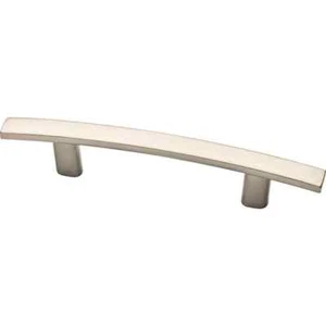 FRANKLIN MESSING SATIN NICKEL 3" GEWÖLBTER STANGENZUG, SCHRANKGRIFF UND SCHUBLADENZUG - Bild 1 von 4