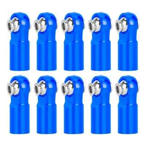 10Pcs Metal M4 Link Tie Rod End Ball Joint For Tamiya CC01 RC Car Upgrade Parts - Picture 1 of 16
