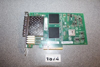 Dell QLogic QLE2564 8GB 4-Port Fibre PCI-E HBA High Profile Bracket [3A] - Image 1 of 3