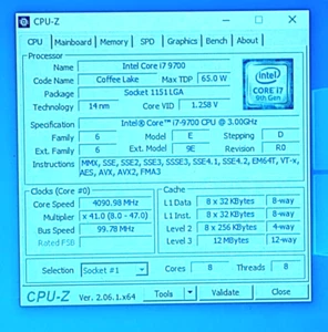 SRG13 - Intel Core i7-9700 3.00GHz 12MB 8 Octa Core CPU Processor Socket LGA1151 - Picture 1 of 2