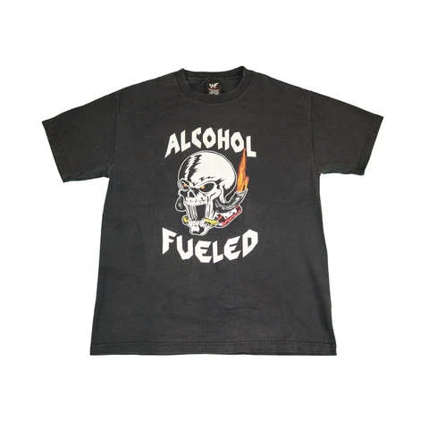 Vintage 2001 Stone Cold Steve Austin Alcohol Fueled Shirt Cover