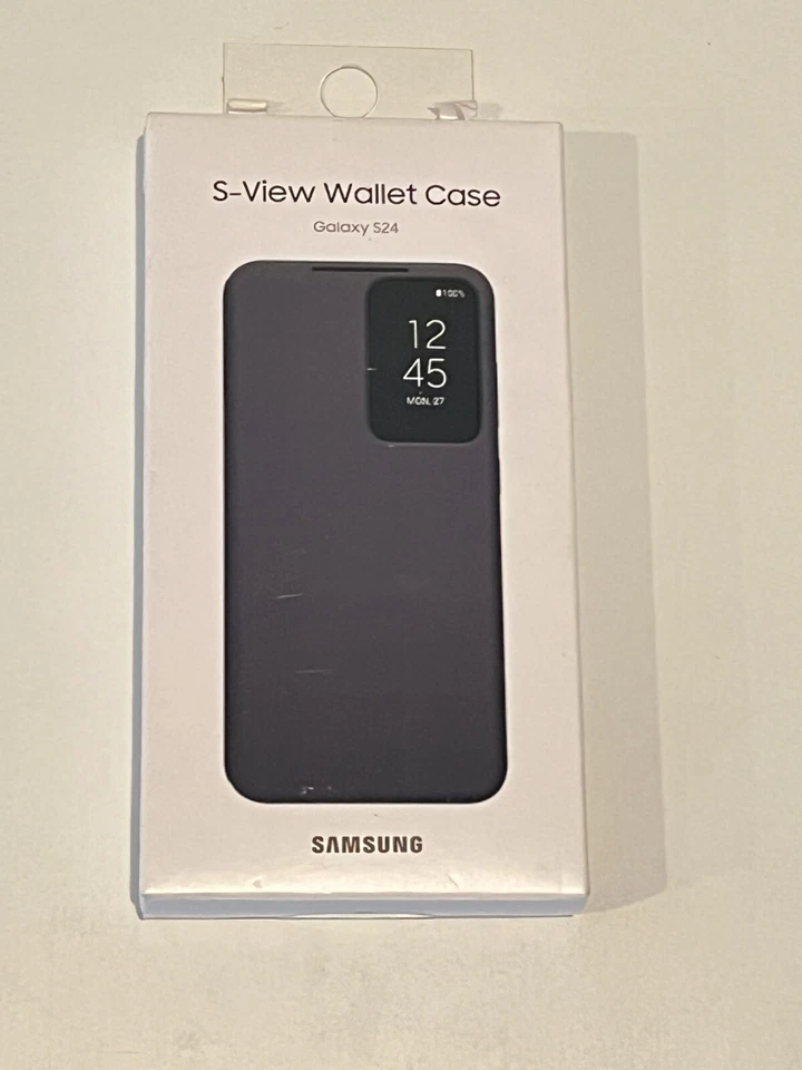 Samsung S-View Wallet Case for Galaxy S24 - Black