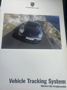 Porsche Vehicle Tracking System Car Sales Info Booklet Brochure 2006 - Picture 1 of 4