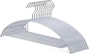 Non Slip PVC Coating Sweater Hangers,Dress Suit Coat Hangers,Shoulder Bump Fr... - Picture 1 of 3