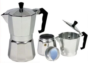 Neu 9 Tassen Kaffeemaschine Continental Cafeteria für Küchenutensilien 450ml - Bild 1 von 2