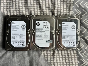 3x 2TB SAS Hard Drives – Untested / Spares or Repair – 3.5" Lot Bundle - Photo 1/4