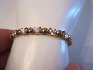 PULSERA TENIS PLATA ESTERLINA - CIRCONITA BRILLANTE - DBJ - LOTE A - BAÑERA SC-6 - Imagen 1 de 5