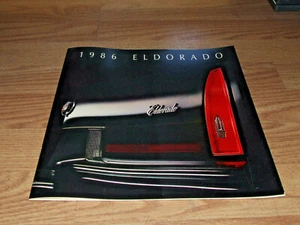 VINTAGE 1986 CADILLAC ELDORADO 12 Page BROCHURE / CATALOG ,,NOS. - Picture 1 of 6