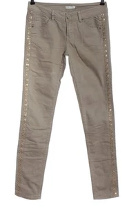 PROMOD Vaquero slim Mujeres Talla EU 34 gris claro-color oro look casual - Imagen 1 de 5