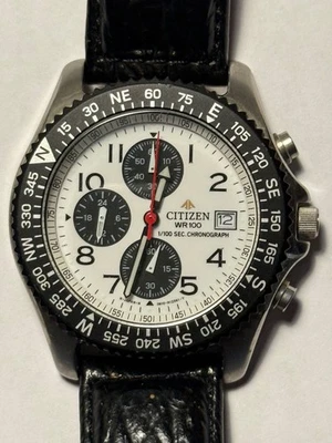 Vintage Citizen Promaster 0610-H03299 Chronograph Wrist Watch - Image 1 of 2